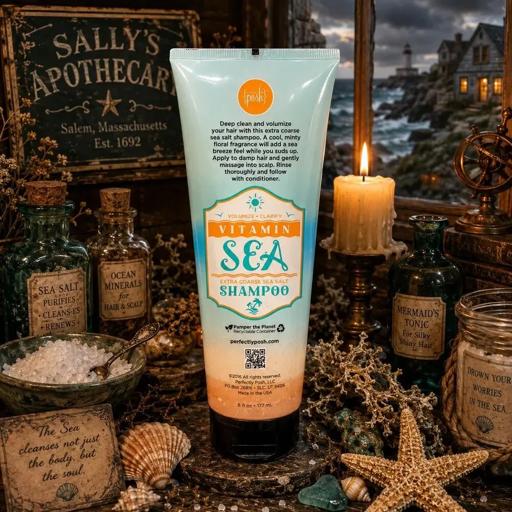 Perfectly Posh Vitamin Sea Sea Salt Shampoo 6 oz NEW Sealed Discontinued Rare